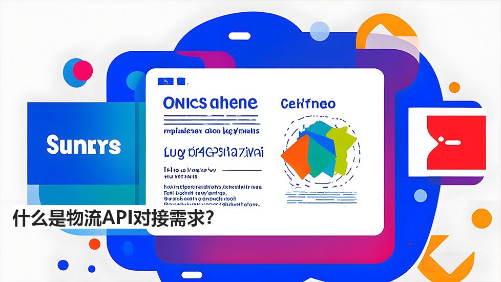 什么是物流API对接需求？