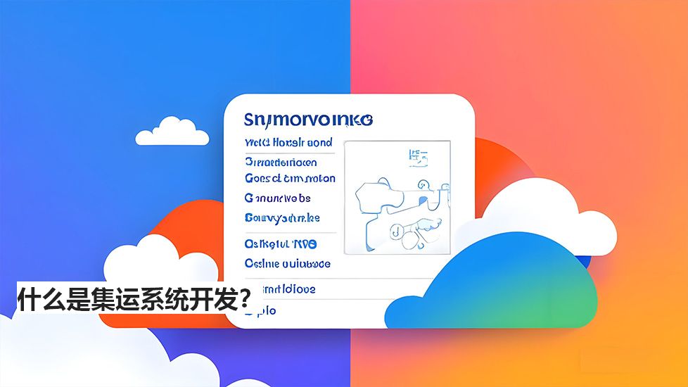 什么是集运系统开发? 什么是集运系统开发?
